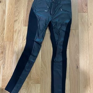 BCBGMAXAZRIA Faux leather leggings